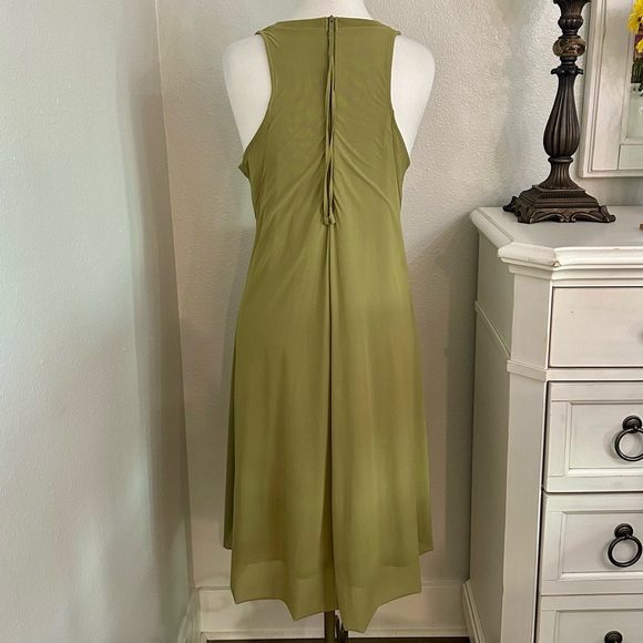 Lululemon Overlay High Neck Dress Green Casual Travel Size 8 - Picture 3 of 13